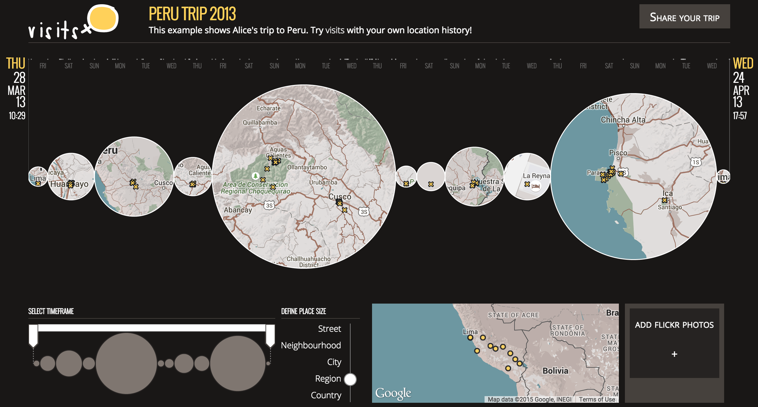 Jorney maps. Data visualization Map. Interactive_Map_data.